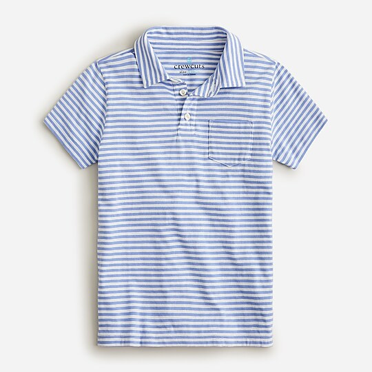 Boys' short-sleeve polo shirt in stripe | J. Crew US