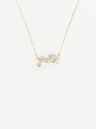 18k Gold Y'all Necklace | Arula