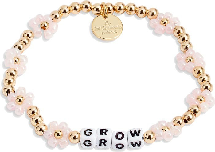 Grow Flower Beaded Stretch Bracelet | Nordstrom