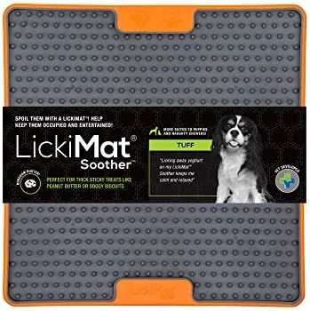 Lickimat Tuff, Heavy-Duty Dog Slow Feeders for Boredom & Anxiety Reduction; Perfect for Food, Tre... | Amazon (US)