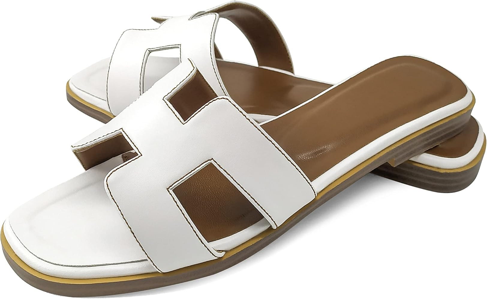 SHOEXY Women's Classic Slippers Summer Outdoor Flats Sandals H-Band Shoes | Amazon (US)