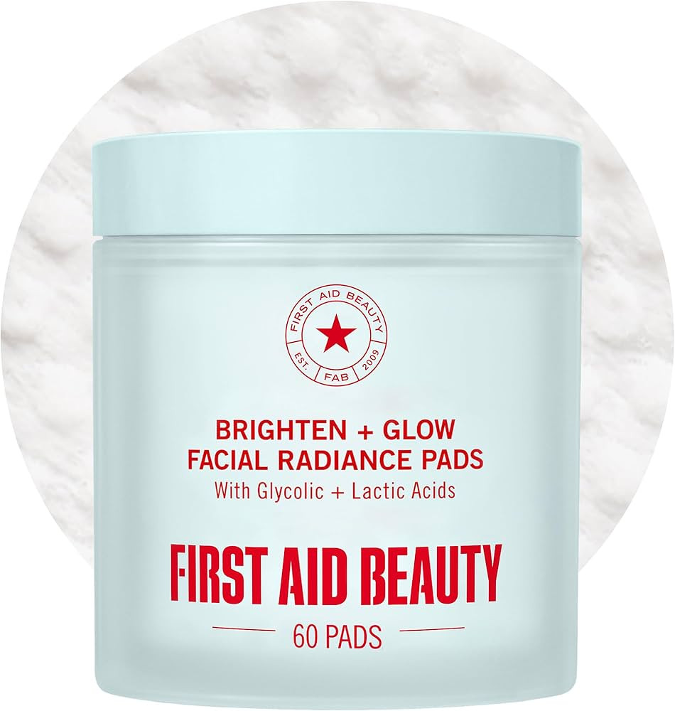 First Aid Beauty Daily Facial Treatment Pads, AHA Exfoliating, Hydrating Barrier Support & Salicy... | Amazon (US)