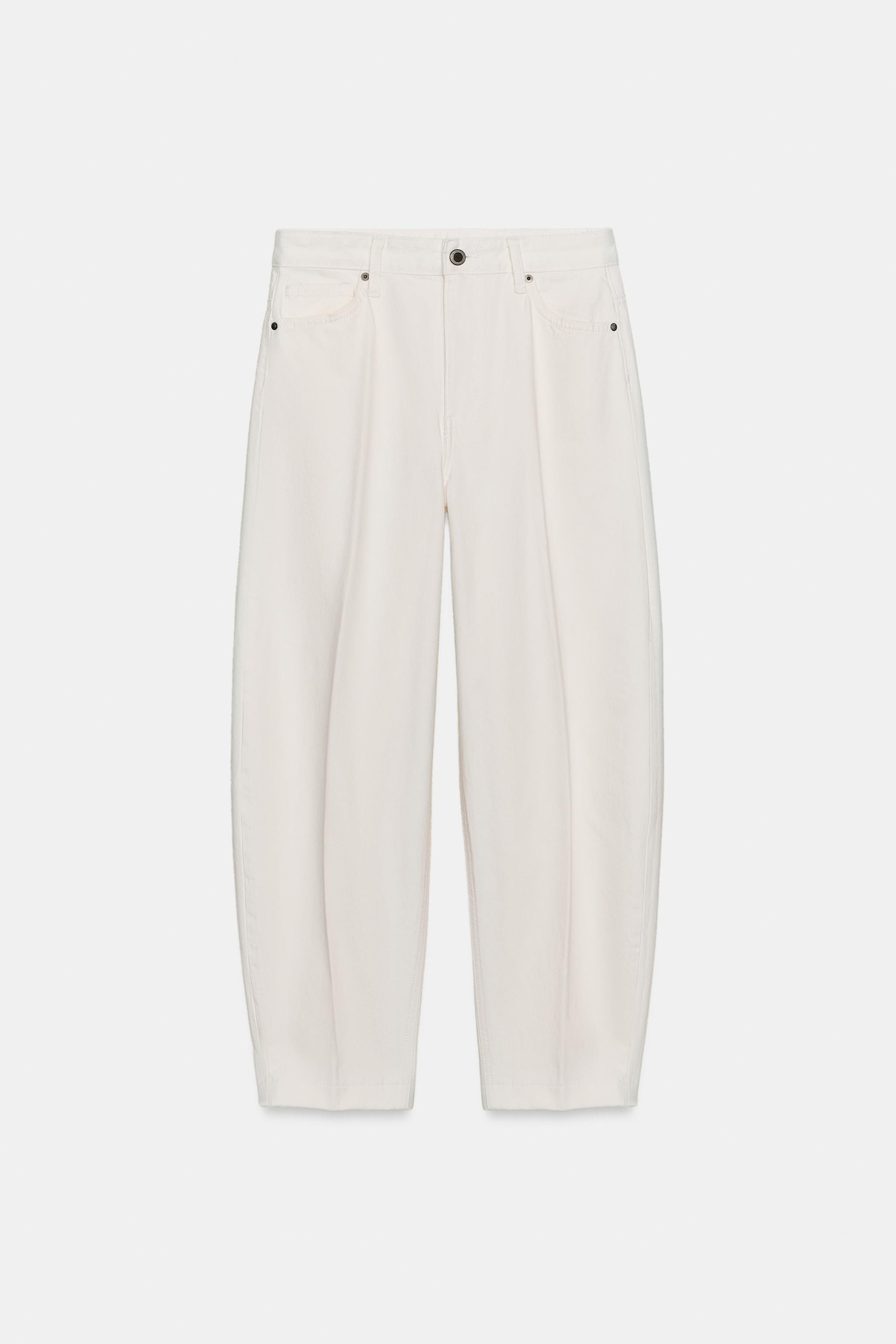 ZW COLLECTION BARREL HIGH-WAIST JEANS | Zara UK
