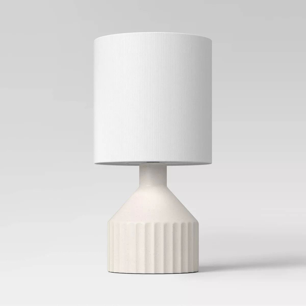 Ribbed Ceramic Mini Table Lamp White - Threshold™ | Target