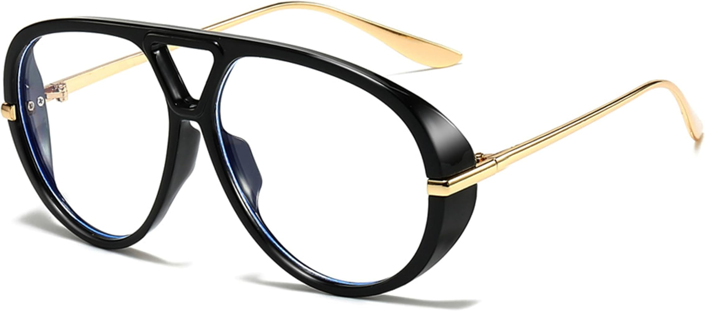 Trendy Oversized Aviator Sunglasses for Women Men Retro Big Round Shield Sun Glasses Vintage Shad... | Amazon (US)