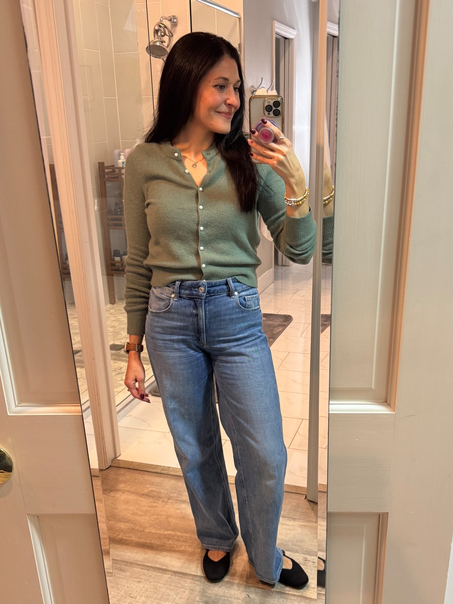 Loving this “almost spring” look! You can wear the cardigan like this or with a top underneath. TTS

#LTKstyletip #LTKfindsunder100 #LTKSeasonal