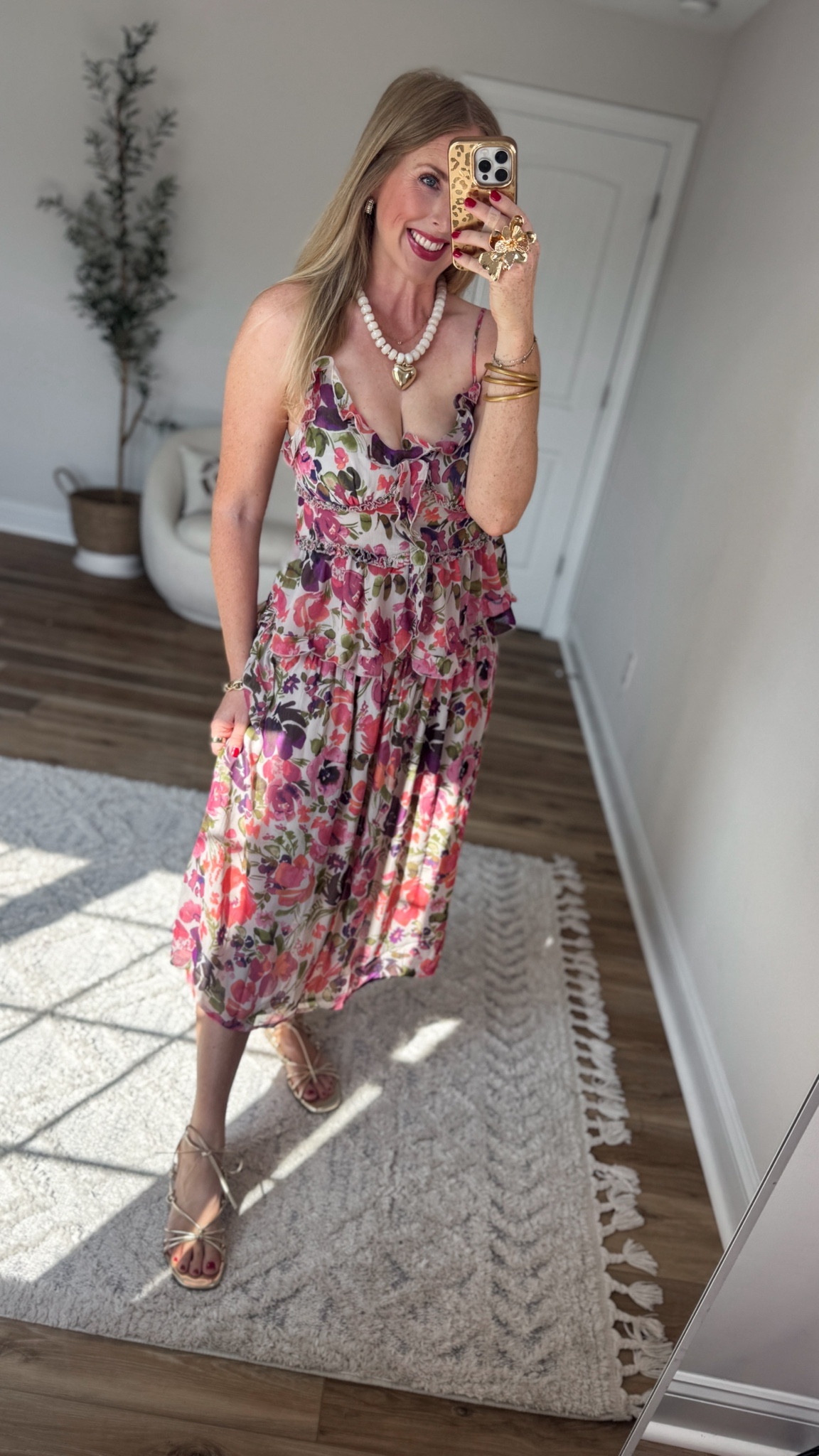 Weekend Walmart Wins try-on
Floral ruffle tank- small
Smocked waist midi skirt- small

#LTKootd #LTKmomlife