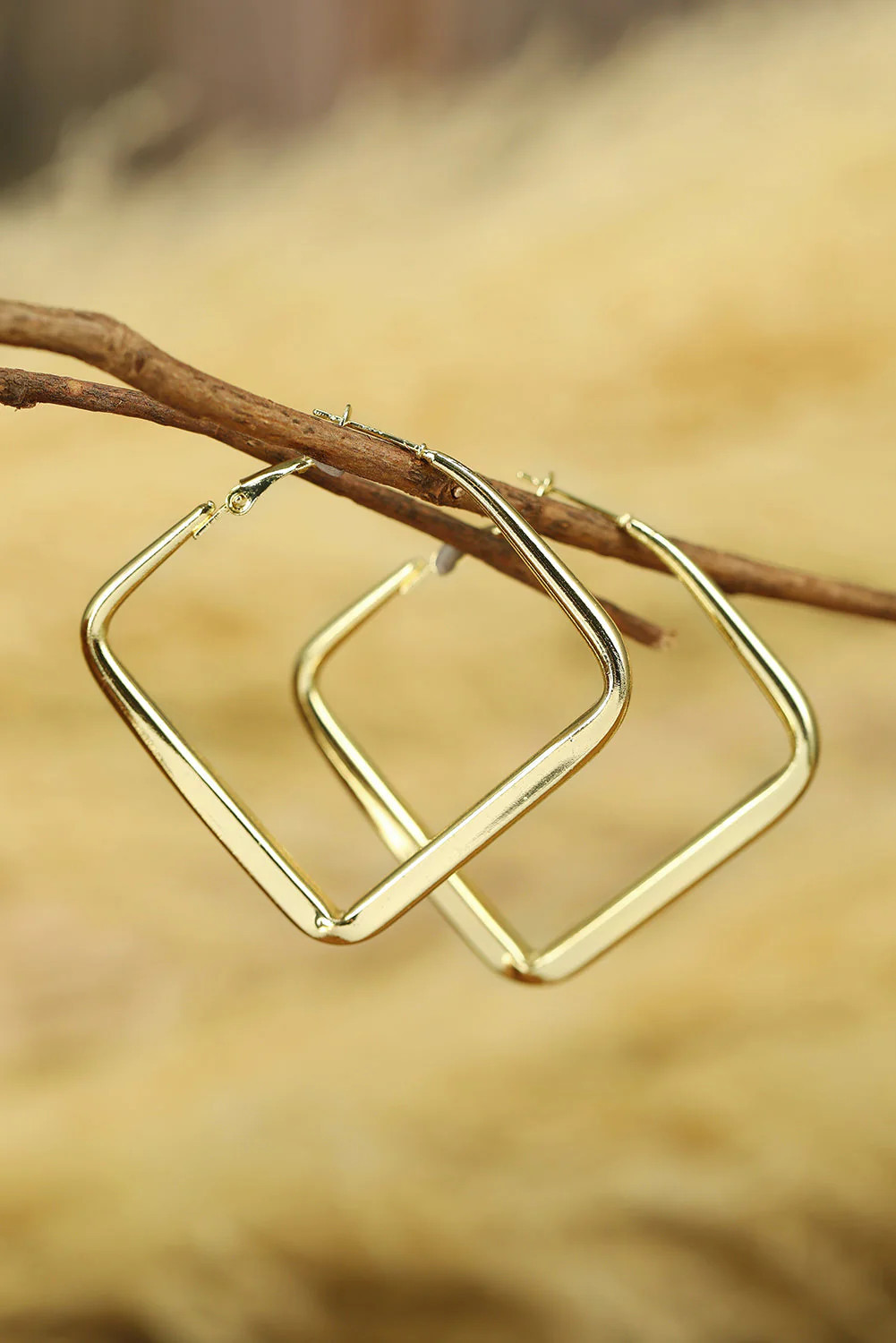 Minimalist Square Hoop Earrings | Casual Chic Boutique