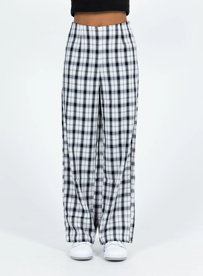 Euros Pants Black/White | Princess Polly US