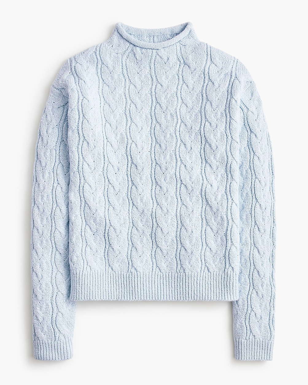 Cable mockneck sweater | J.Crew Factory