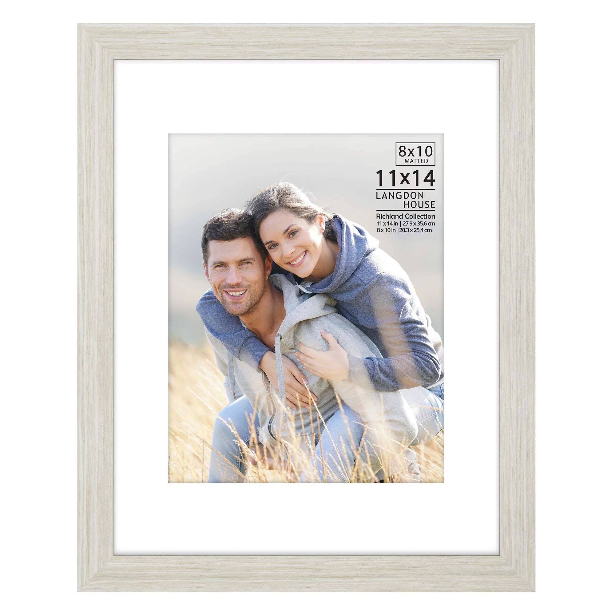 Langdon House 8x10 Wood Composite Picture Frames, Brown | Walmart (US)