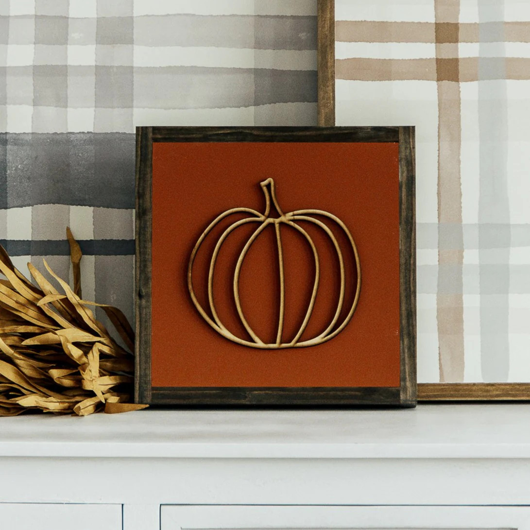 Wooden Pumpkin | Joyfully Said