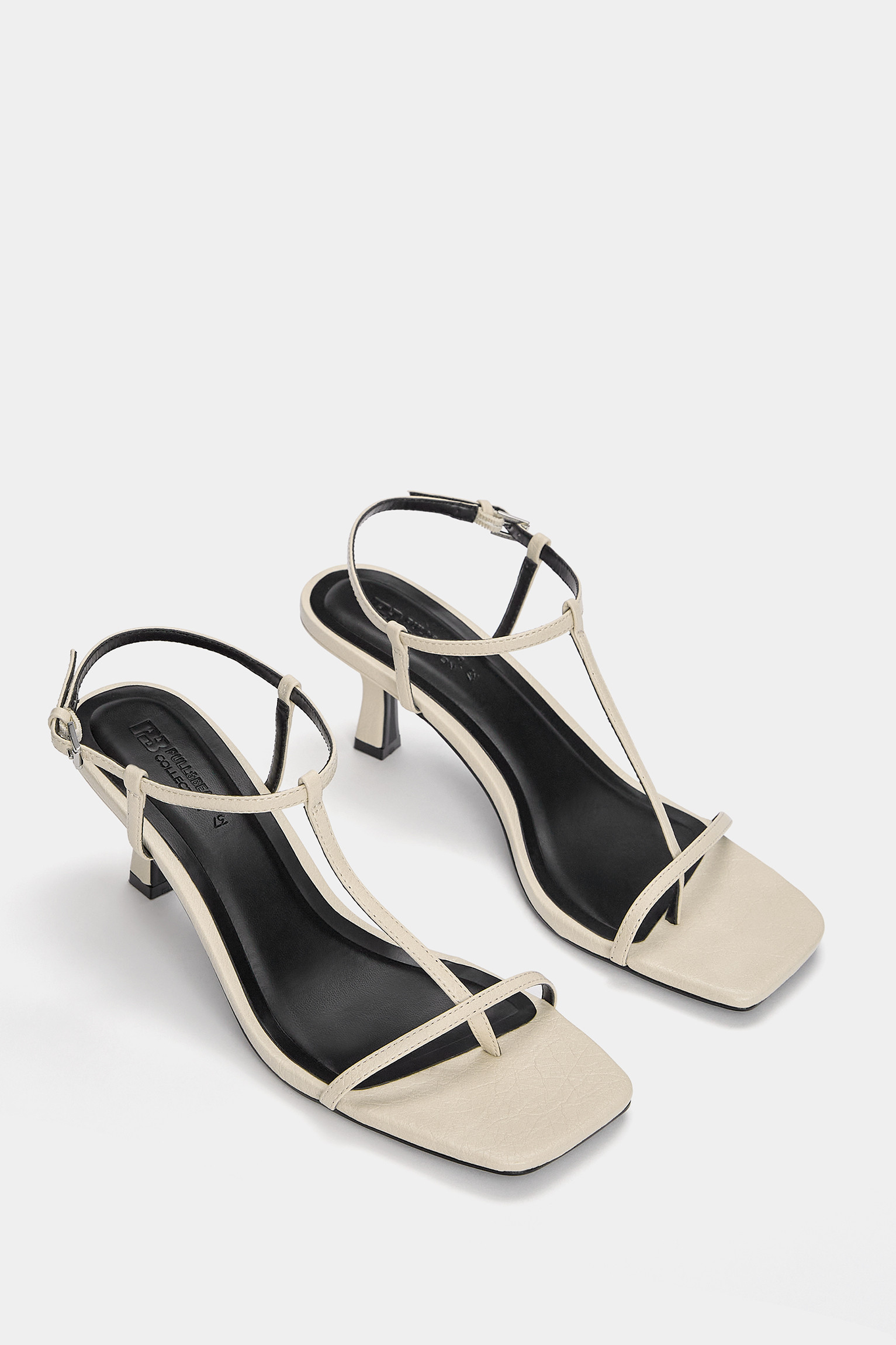 Heeled strappy sandals | PULL and BEAR UK