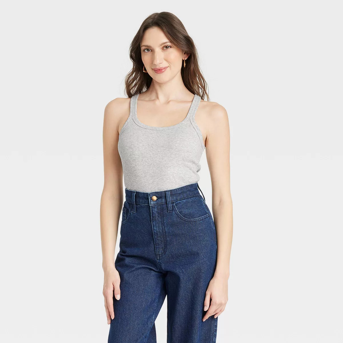 Women's Lightweight Tank Top - Universal Thread™ Heather Gray XS | Target