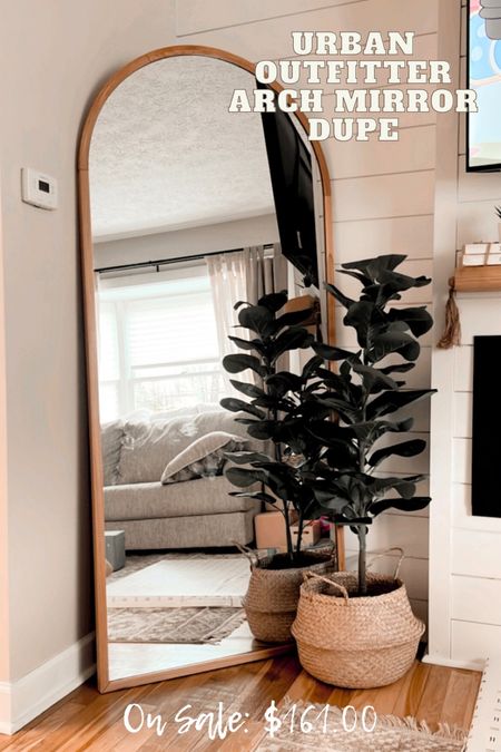 Wooden floor arch mirror is ON SALE right now for under $200!
The Arch mirror from Urban Outfitters is $400. 🙈 These are going FAST - so run and order online ASAP. 
Home decor | Boho Home | Floor Mirror | Arch Mirror | SALE | Dupe | Neutral Home Decor

#LTKFind #LTKsalealert #LTKhome