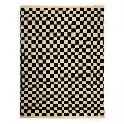 Sinead Hand-Knotted Rug-Sinead Black-9'x12' | Perigold