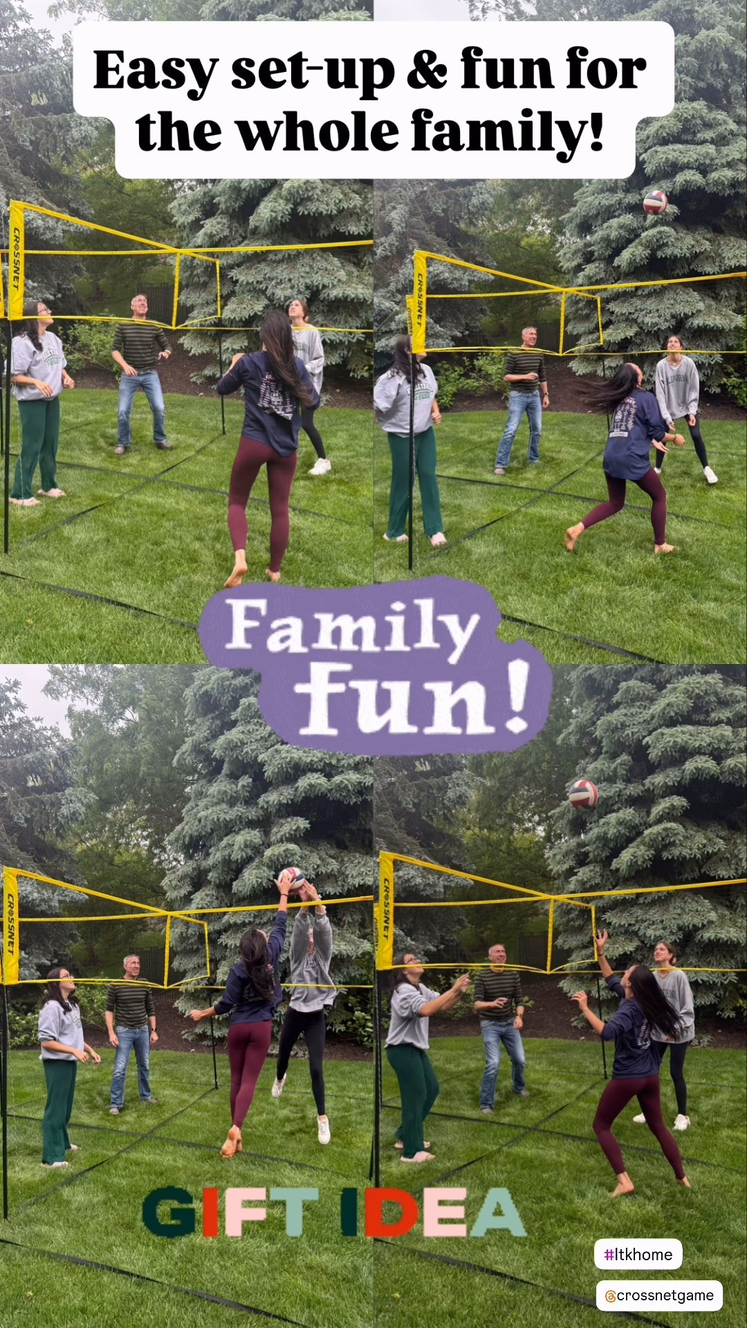 Holiday Family Fun Gift Idea 

Looking for a gift the whole family will actually use? This Crossnet game is an instant hit for holiday gatherings, Christmas break, and New Year’s get-togethers. Easy to set up, fun for all ages, and perfect for getting everyone outside after a big holiday meal.

This is the kind of gift that creates memories, not clutter — and it works for families, grandparents’ houses, vacation homes, and snowy-day game rotations too.

Crossnet is always a hit, and I’ve also linked a few other go-to family games and activities that keep everyone off screens and having fun.

Perfect for families, teens, gatherings, and anyone who loves a little friendly competition.

family gift idea, gifts for families, family game night, outdoor family games, backyard games, group games, gifts for kids and adults, family fun, holiday family gifts, interactive games, active family games, screen free fun, gifts for teens, gifts for parents, entertaining at home, Crossnet game

#FamilyGiftIdeas
#GiftIdeasForFamilies
#FamilyGameNight
#OutdoorGames
#BackyardFun
#ScreenFreeFun
#HolidayGiftIdeas
#GiftGuide
#FamilyFun
#GroupGames
#LTKHome
#LTKGiftGuide
#FunForAllAges
#LTKFamily 

#LTKHoliday #LTKSaleAlert #LTKKids