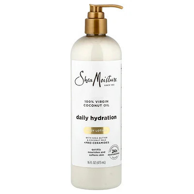 SheaMoisture, Daily Hydration Body Lotion, 100% Virgin Coconut Oil, 16 fl oz (473 ml) | iHerb