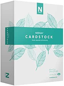 Neenah White Index Cardstock, 300 Sheets, 110 lb/199 gsm, 94 Brightness, 8.5" x 11" - MORE SHEETS... | Amazon (US)
