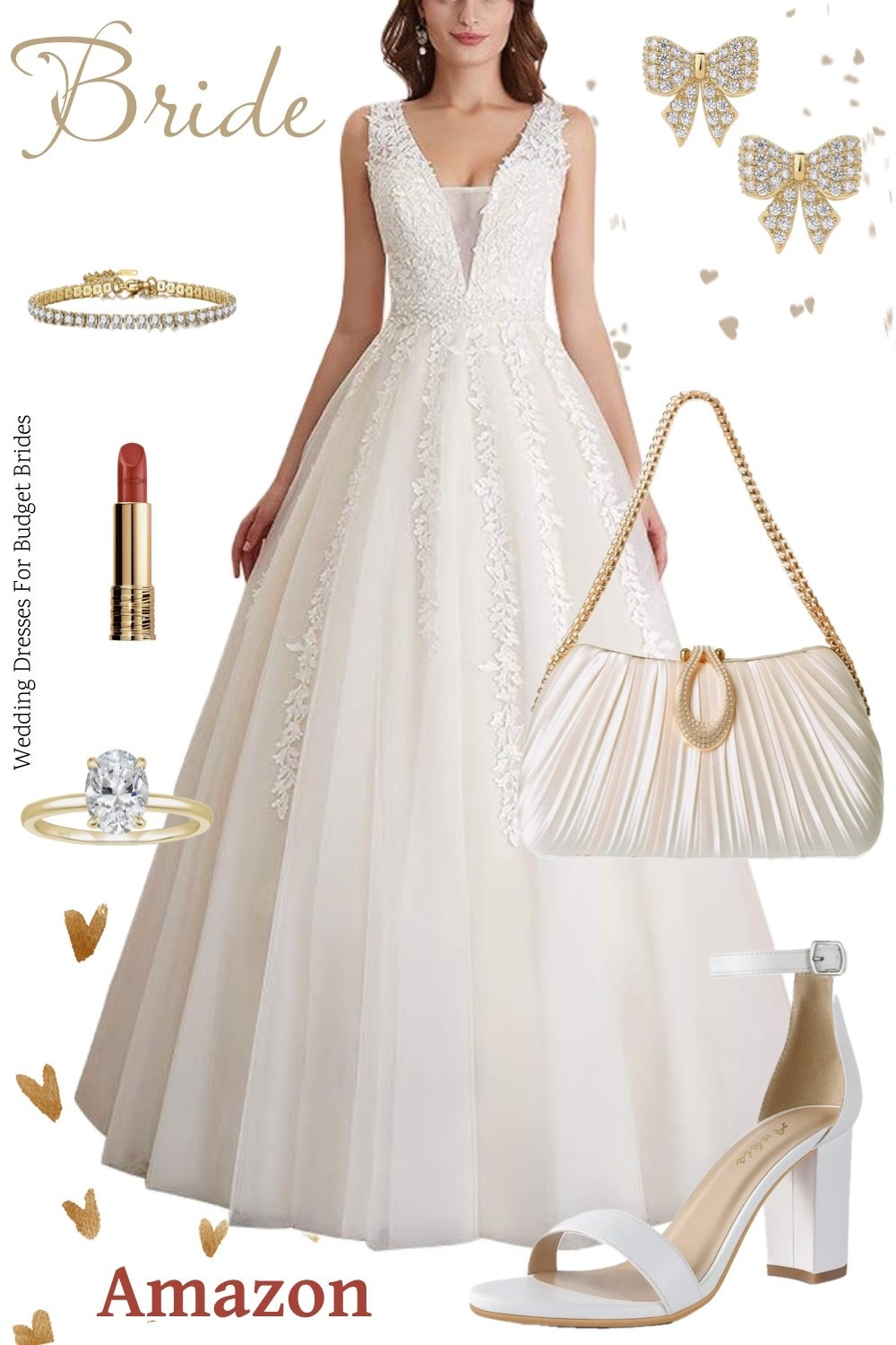 Affordable wedding day outfit idea for the bride to be. Bridal dress is around $130. Find everything on Amazon. 

Reception dress, courthouse elopement dress, long white dress, minimalist wedding dress, or microwedding dress. 

#LTKWedding #LTKSeasonal