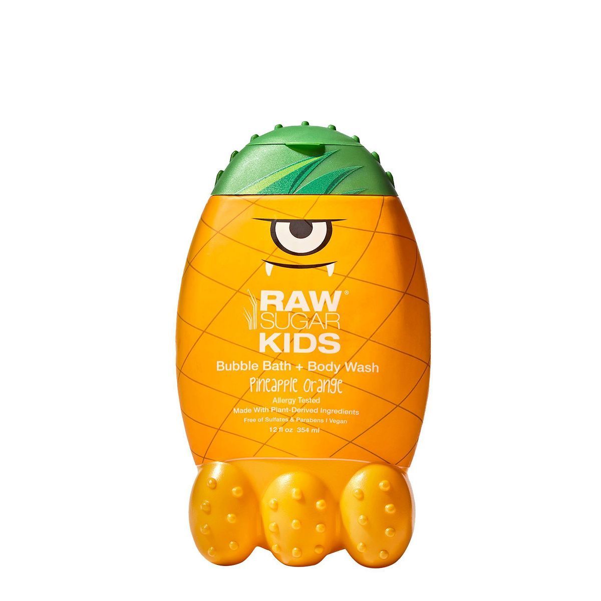 Raw Sugar Kids Bubble Bath + Body Wash Pineapple Orange - 12 fl oz | Target