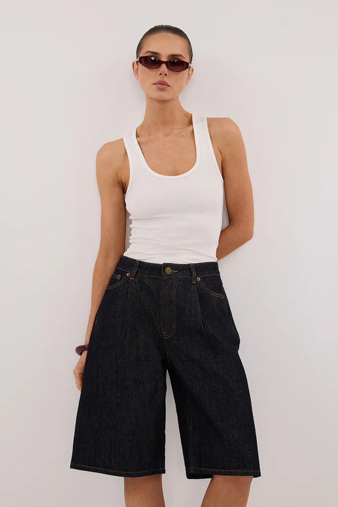 JACK RAW INDIGO DENIM BERMUDA SHORT | DISSH