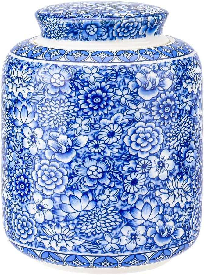 Ginger Jar Decorative Jar Ancient Chinese Imperial Enamel Porcelain (Small, Blue,White) | Amazon (US)