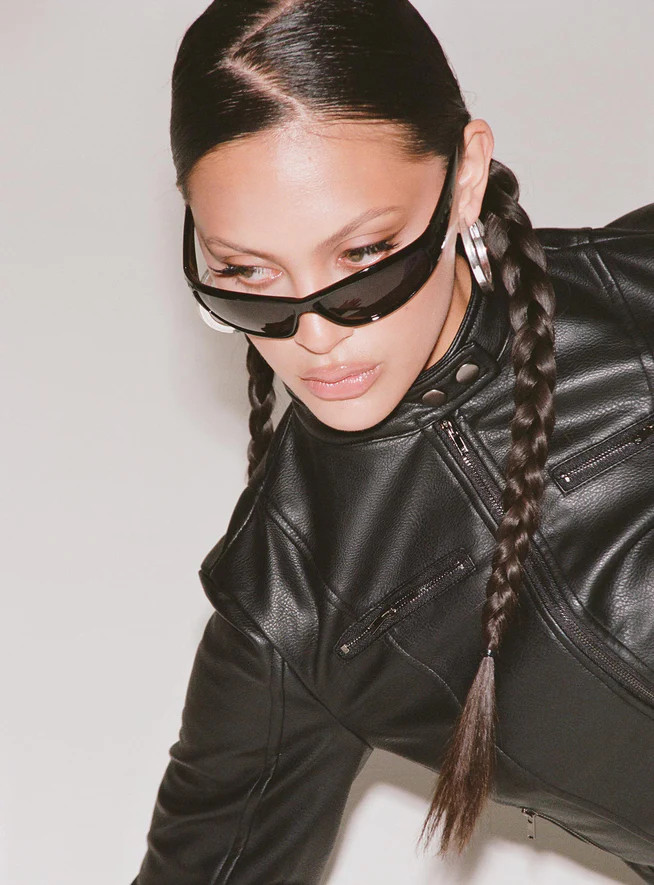 Rave On Sunglasses Black | Princess Polly US