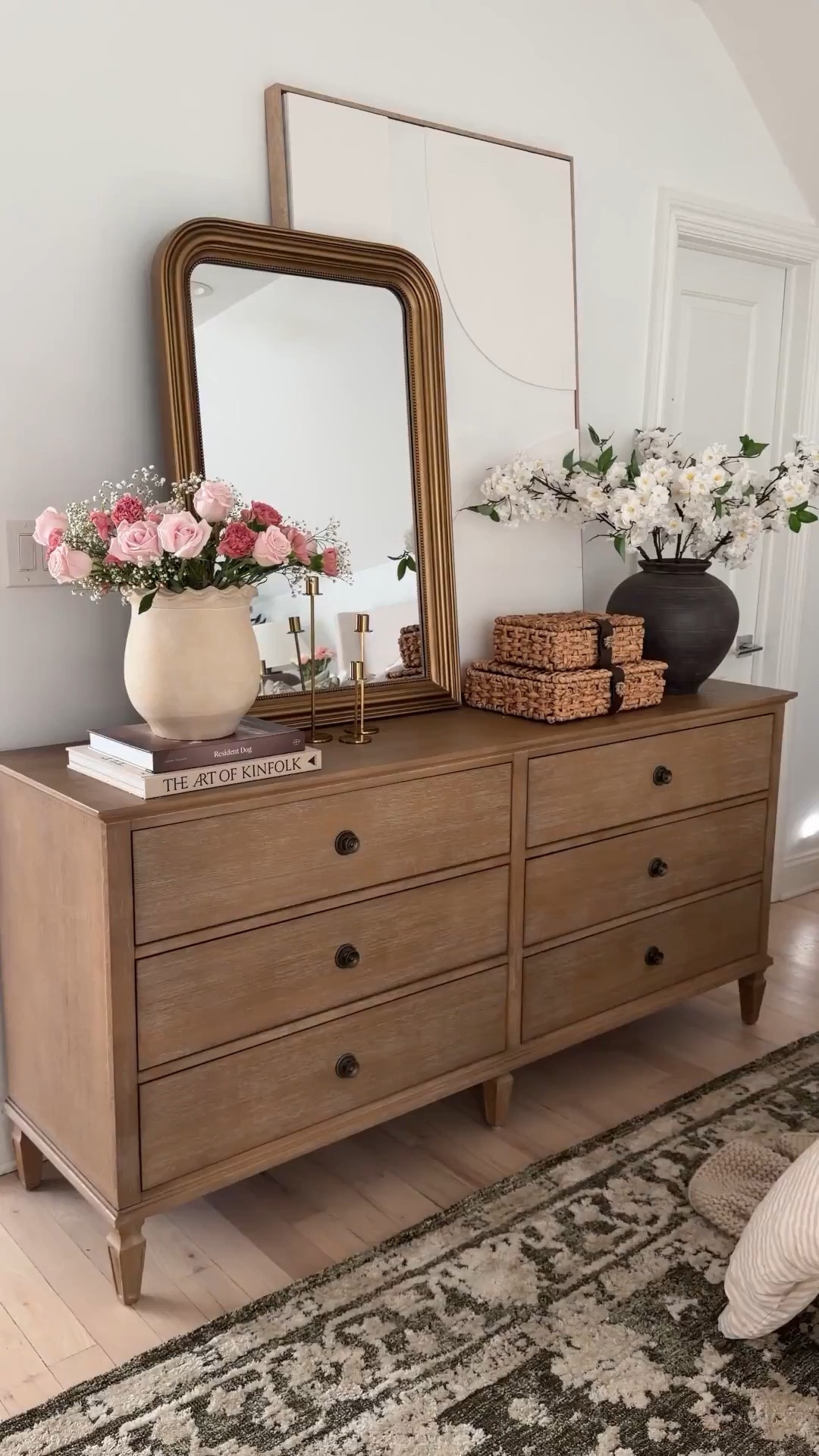 One of my best-selling pieces from Wayfair  🤎

This dresser has become such a staple in my home and I’ve styled it so many different ways over the years. Recently I added this gorgeous mirror and wall art for a little spring refresh and love how it turned out.🌿🌸

#ad #wayfair #wayfairpartner #dresser #springdecor

