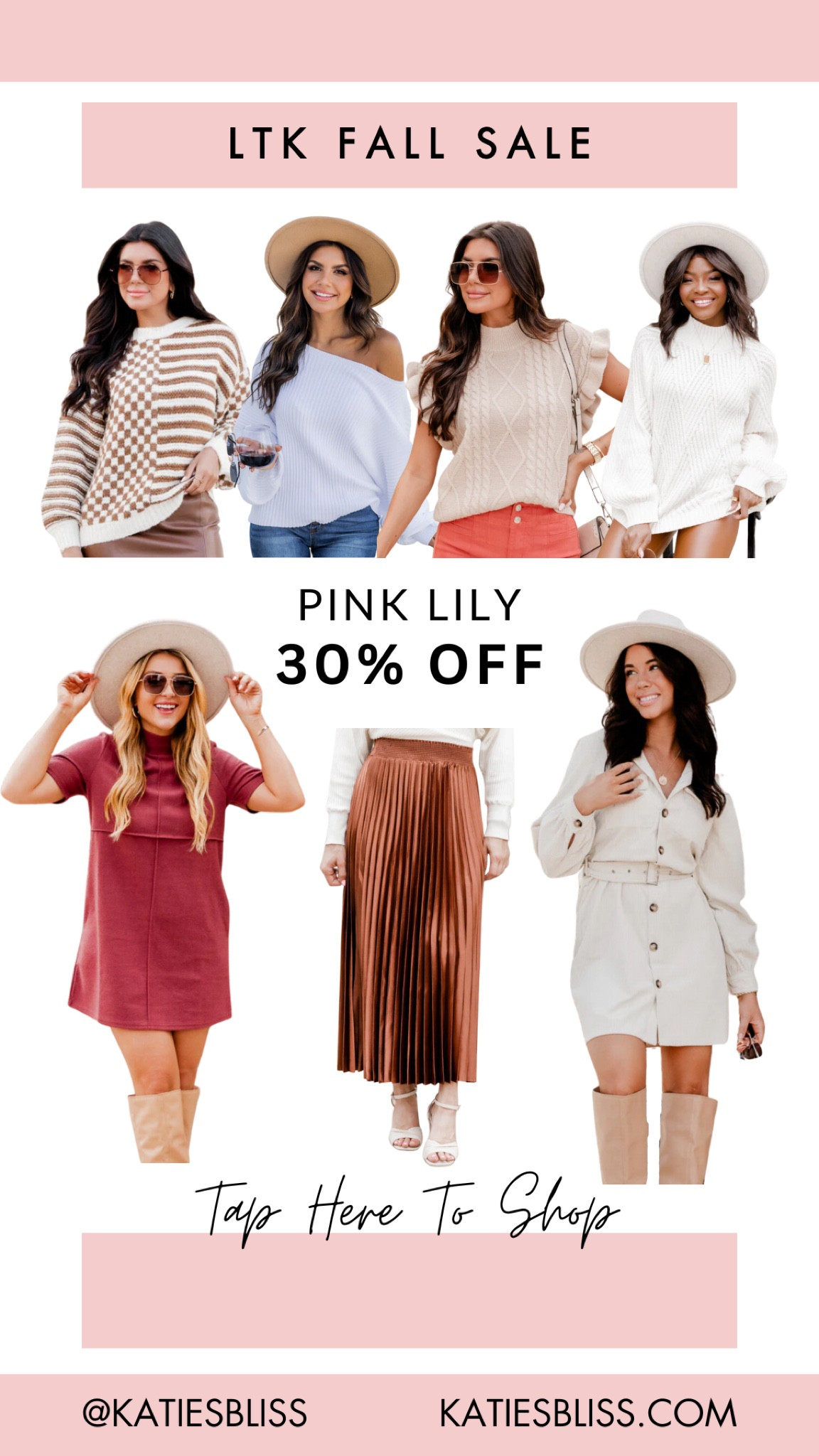 LtK day fall sale ✨ pink lily: 30% off 



#LTKfindsunder100 #LTKsalealert #LTKSale