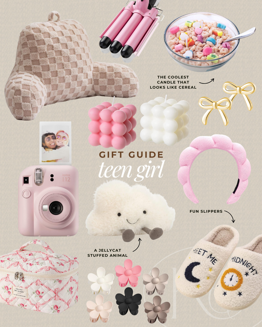 For the girl who’s always taking Polaroids, curling her hair, and lighting a candle that looks suspiciously like cereal. 🥣💗✨ The ultimate teen gift lineup is here! 

 #LTKGiftGuide #LTKHoliday #LTKFamily