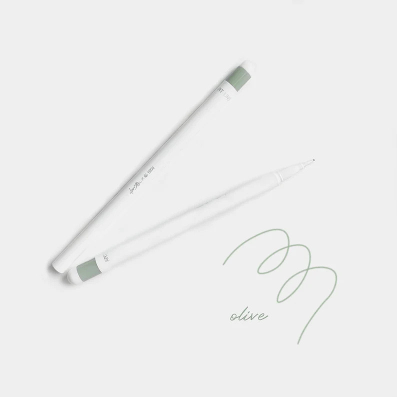 Fineliner Highlighter in Pastel Colors 0.8 Mm | 8 Colors Precision Pens, Fine Felt-tip Pens, Fine... | Etsy (US)