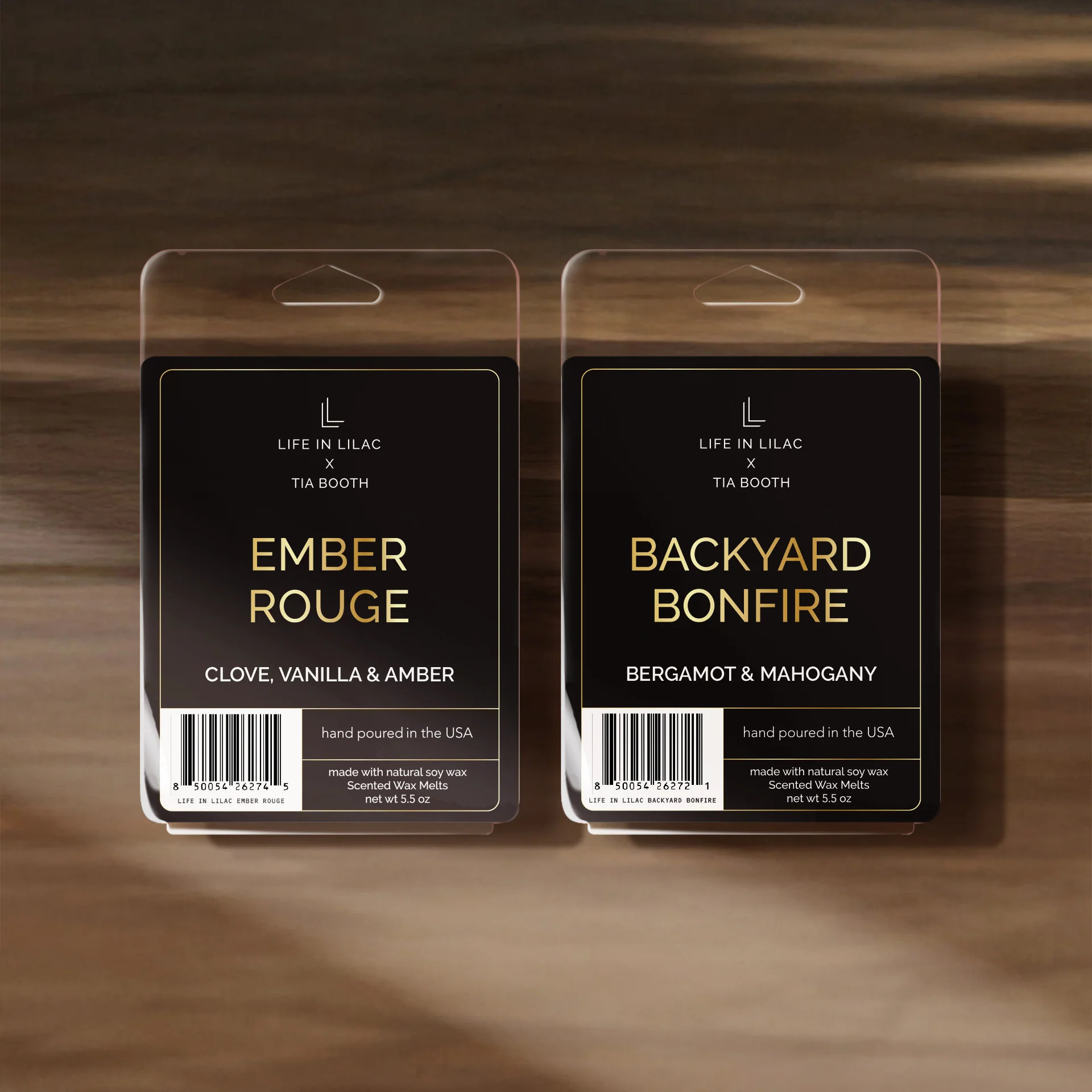 Tia Booth Backyard Bonfire & Ember Rouge Wax Melts Bundle - Ships 9/29 | Life In Lilac