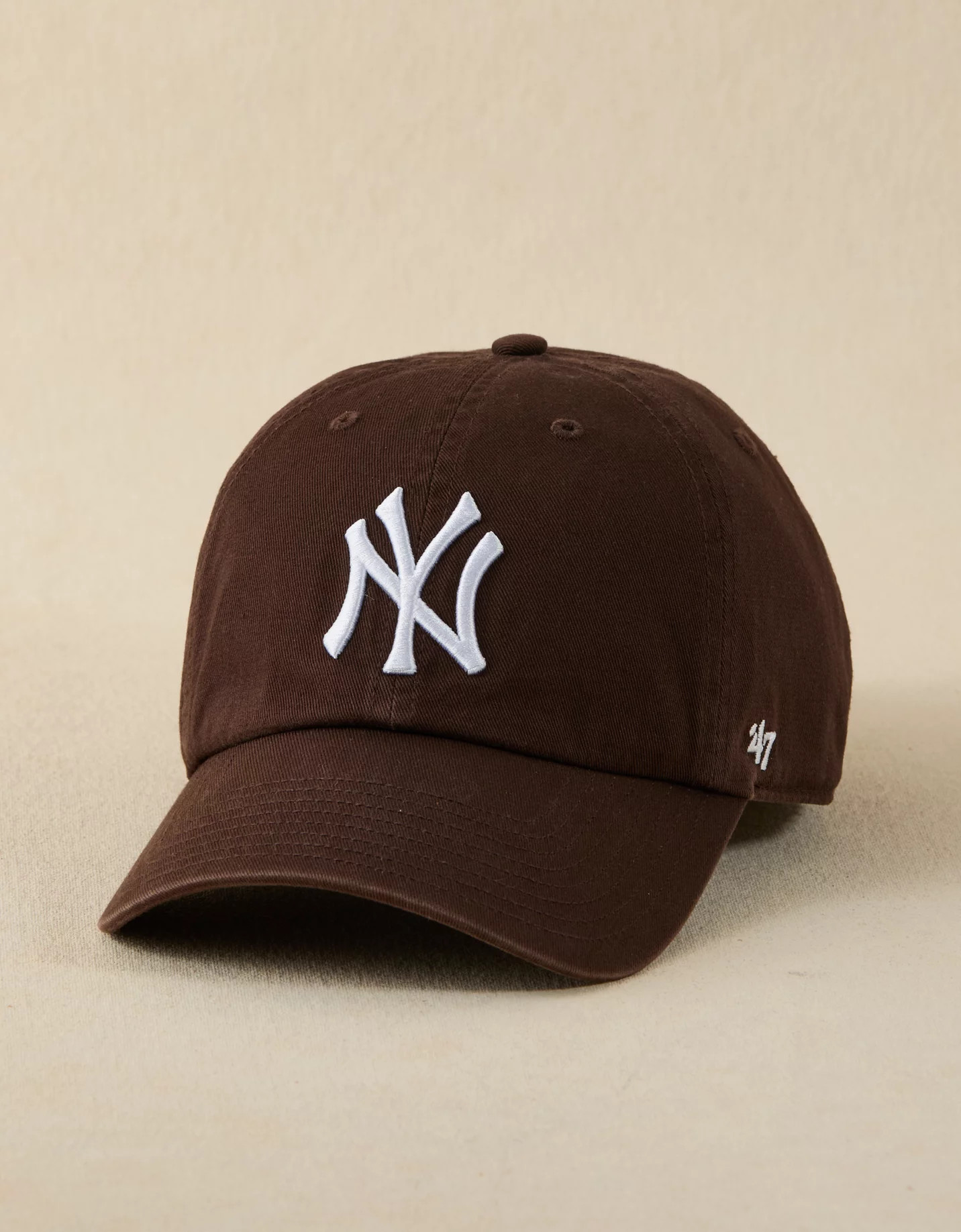 '47 New York Yankees Baseball Hat Women's Brown One Size | American Eagle Outfitters (US & CA)