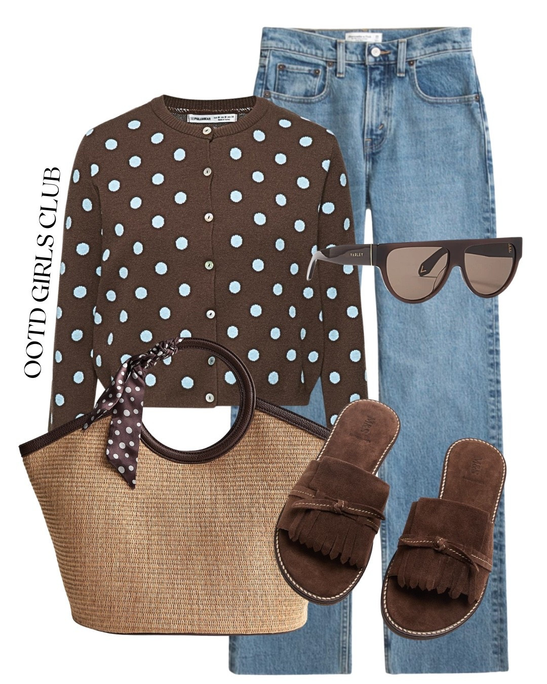 Polka dot season! Blue and brown colour combination for Spring 

#LTKspring #LTKeurope #LTKstyletip