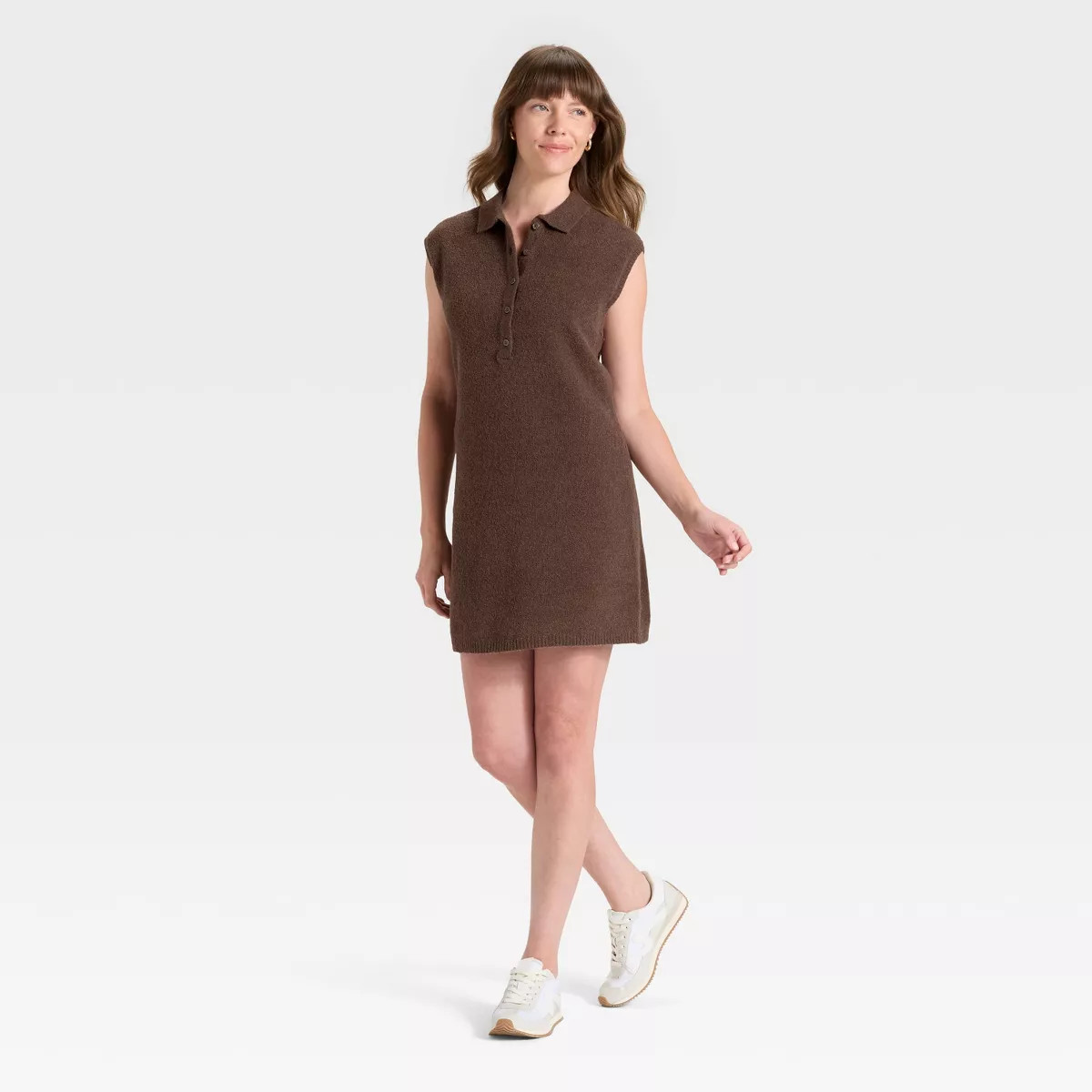 Women's Mini Sweater Dress - Universal Thread™ Brown S | Target