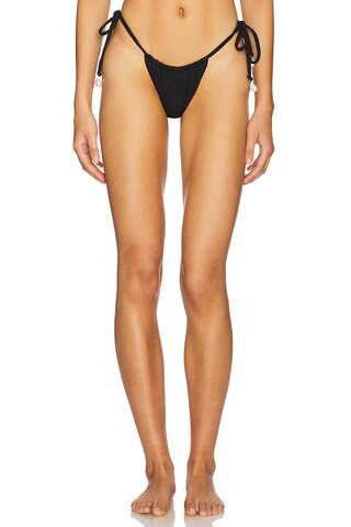 La Porte Kourtney Bikini Bottom in Black from Revolve.com | Revolve Clothing (Global)