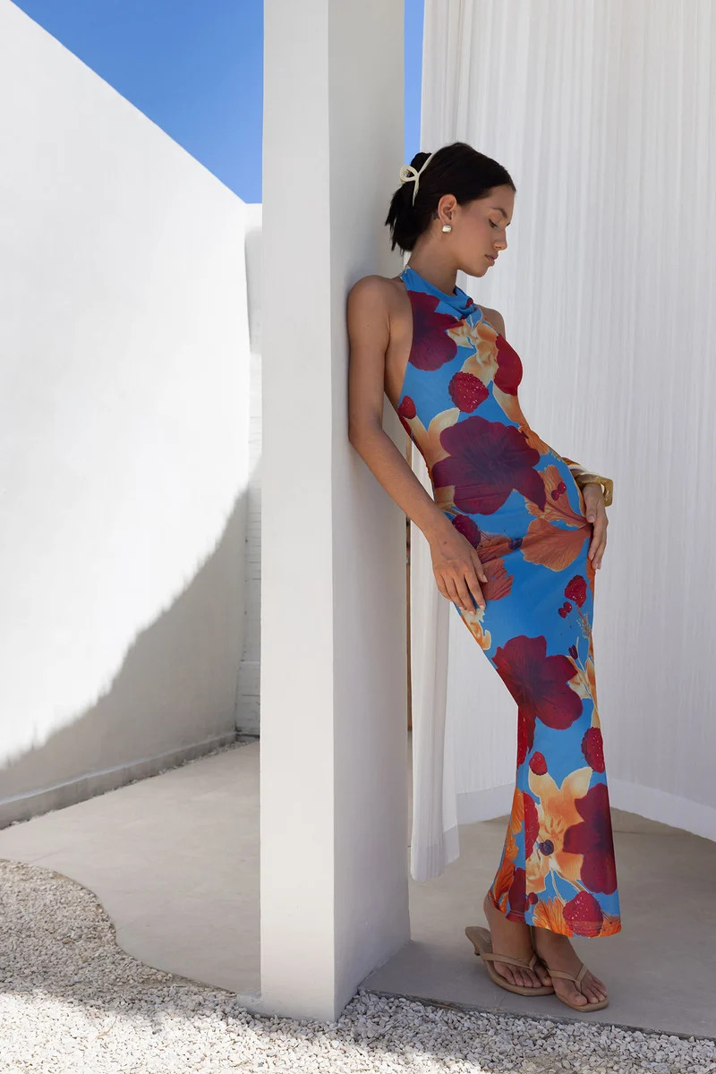 Endless Voyage Maxi Dress Blue | Fortunate One