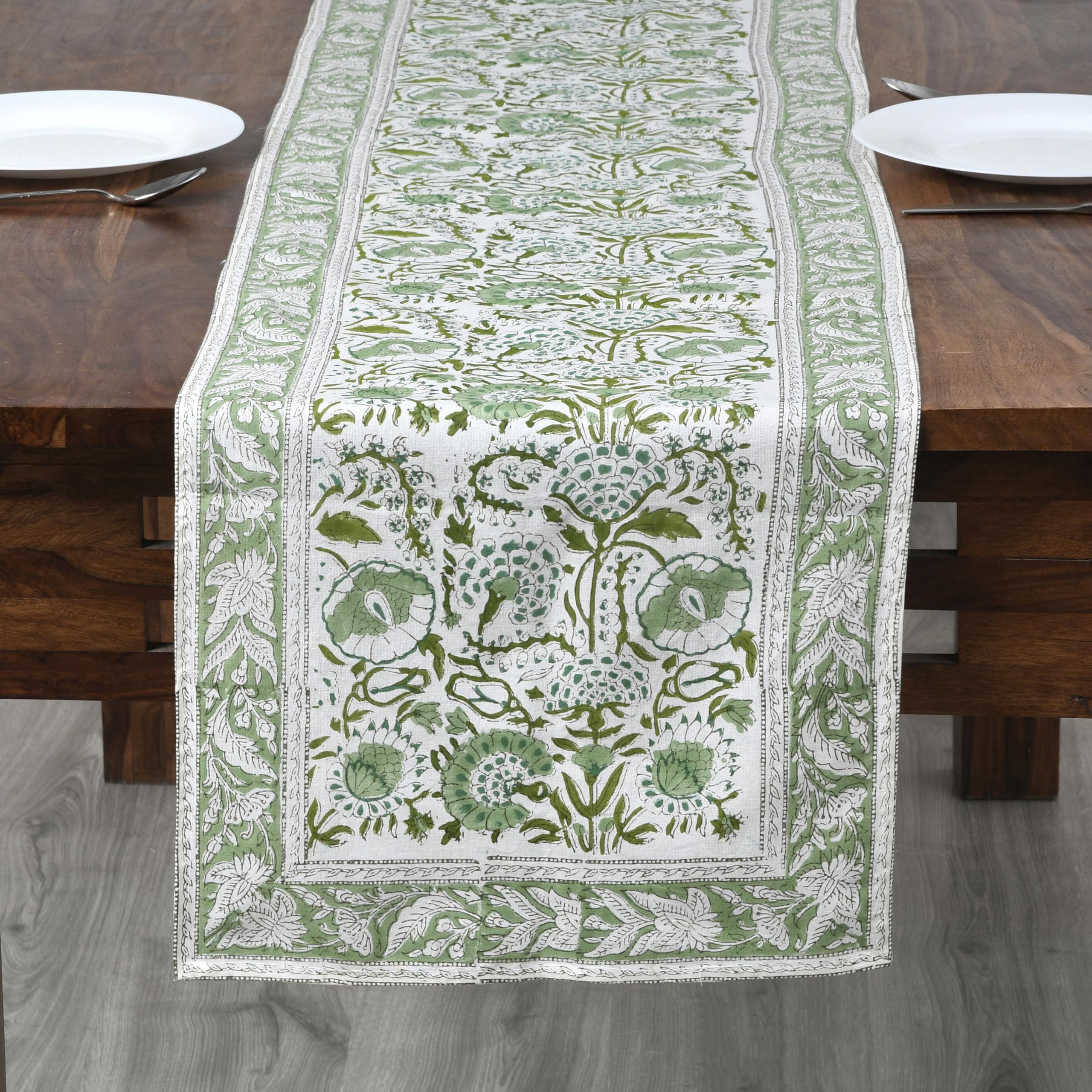 CPC Cotton Table Runner 16x 90 (Agate Green, 16"x90") | Amazon (US)