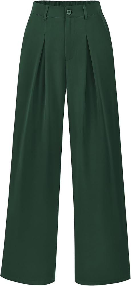 BTFBM Women High Waist Palazzo Pants Fall 2025 Casual Wide Leg Trousers Loose Work Office Busines... | Amazon (US)