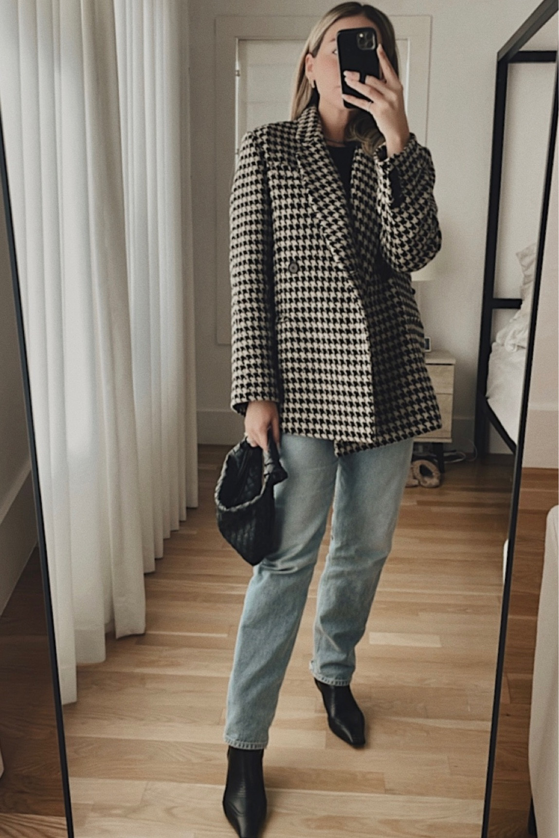 Kaia Blazer in Houndstooth curated on LTK