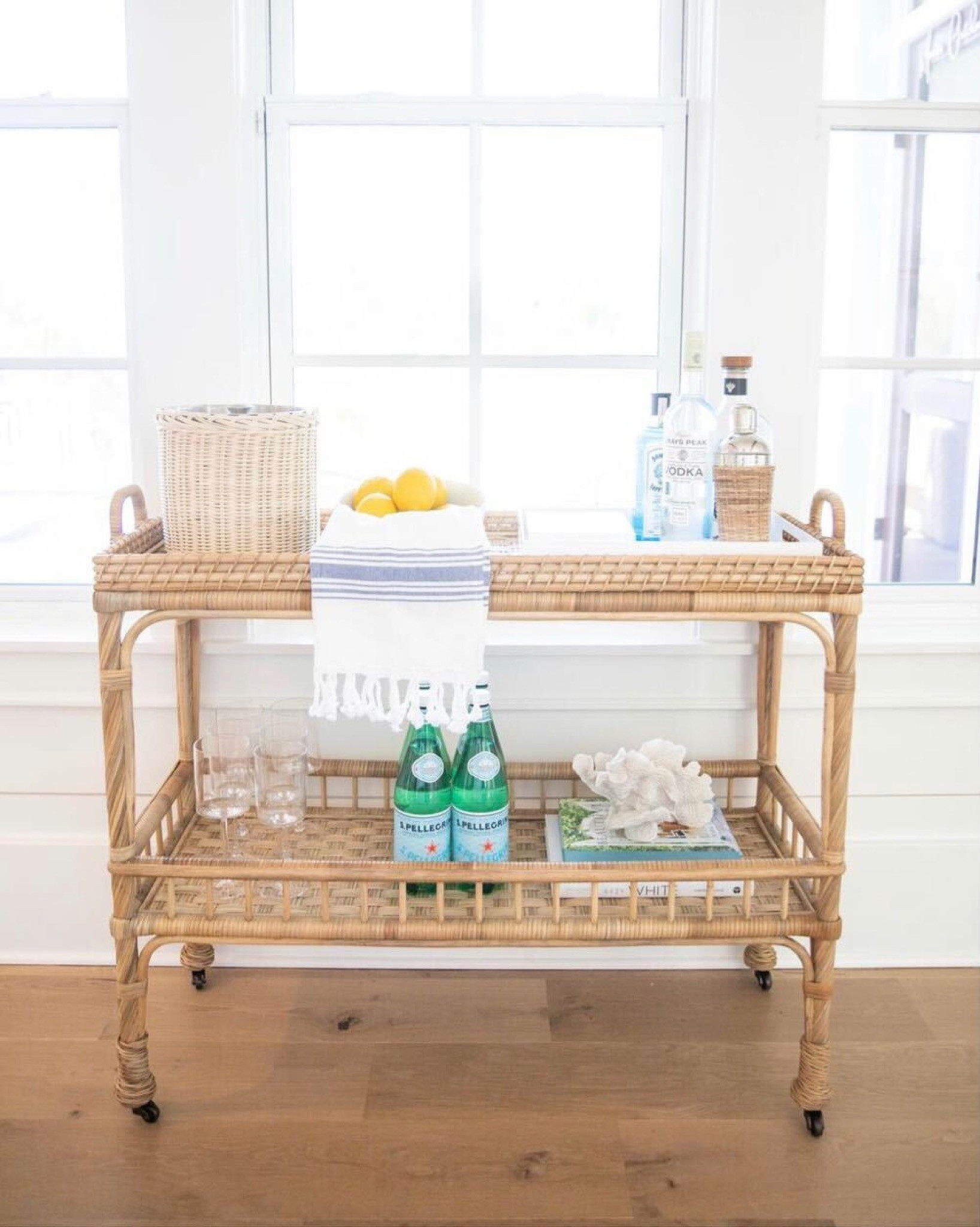 Bar cart on sale from Serena & lily

