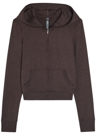 Halo Mini hooded stretch-jersey sweatshirt | Harvey Nichols