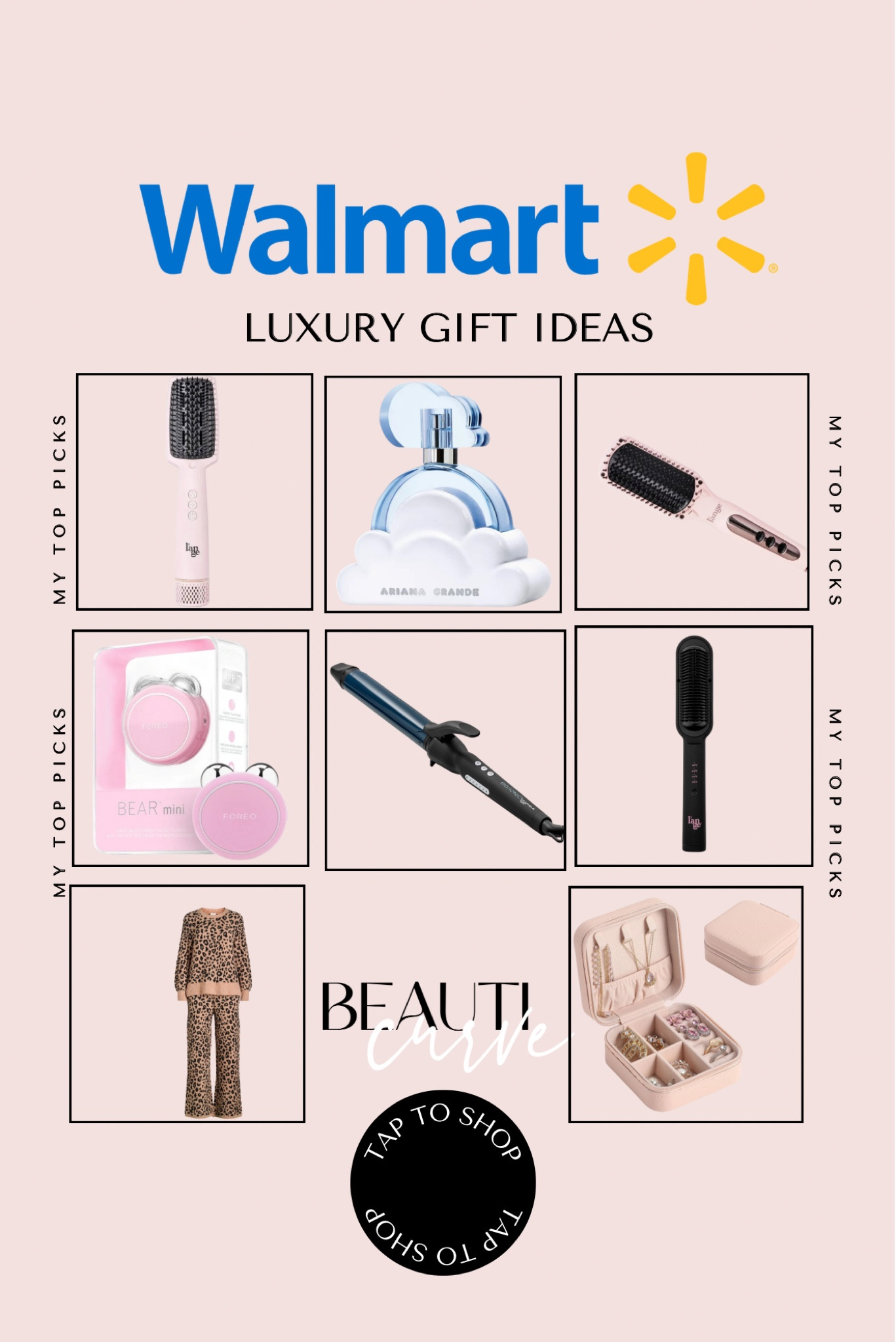 #walmartpartner @Walmart designer gifts Arianna grande cloud perfume, l’ange foreo cozies #walmartgifts