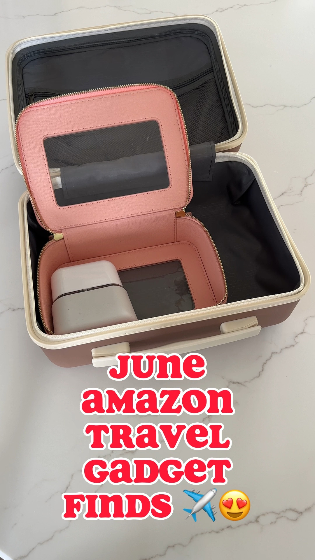 June 2023 Amazon Travel Gadget Finds 📦✈️! Fun Fact: the foldable hangers can be used for both adult & children’s clothing! I also tagged my pink toiletry case, the contents inside, & my luggage carry-on (part of a 3 piece set)! 

* As an Amazon Affiliate, I earn from qualifying purchases. * #ad #commissionsearned #amazonfinds #amazontravel #travelessentials

#LTKitbag #LTKFind #LTKtravel