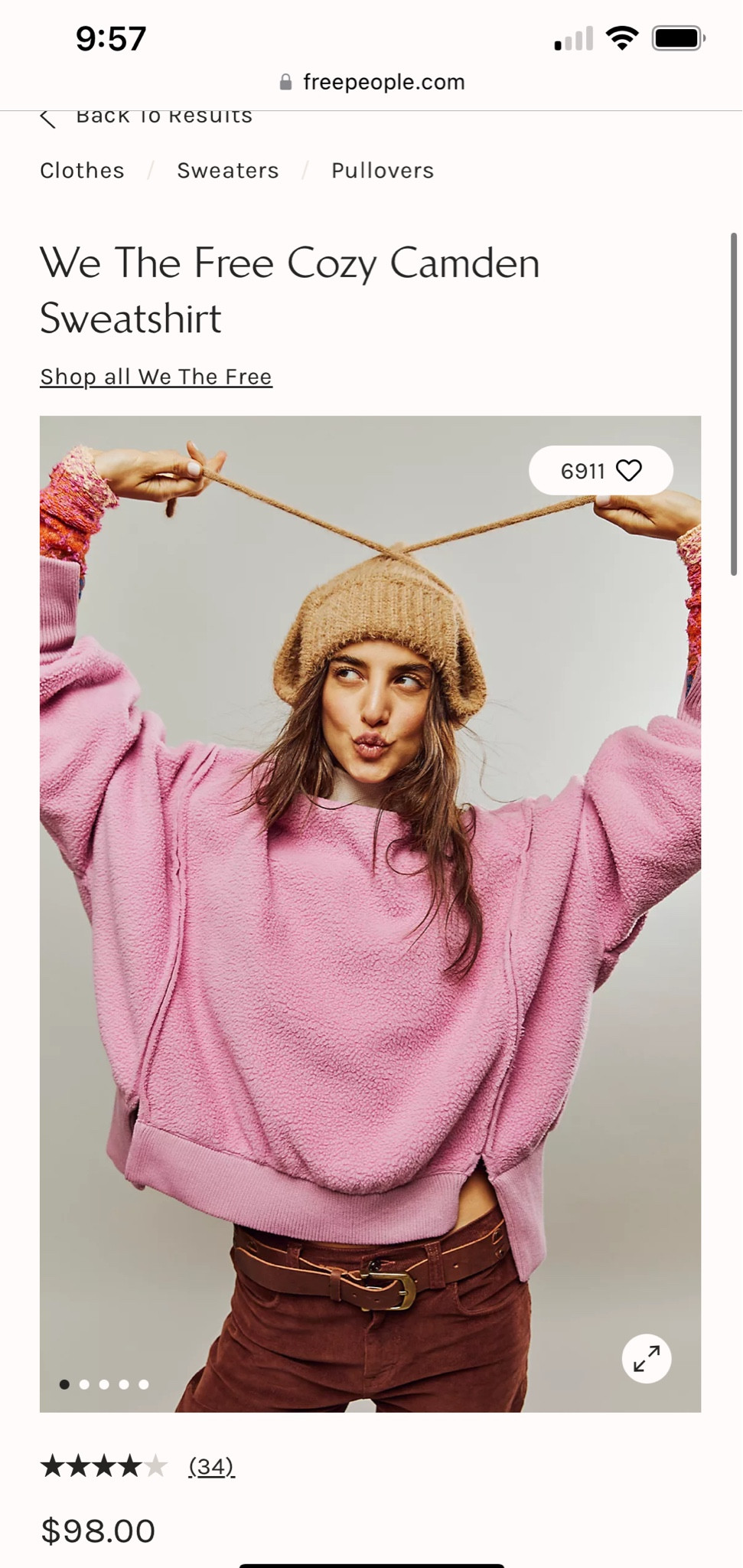 the best oversized cozy sweatshirt from free people 🎀

#LTKfindsunder100 #LTKmidsize #LTKstyletip