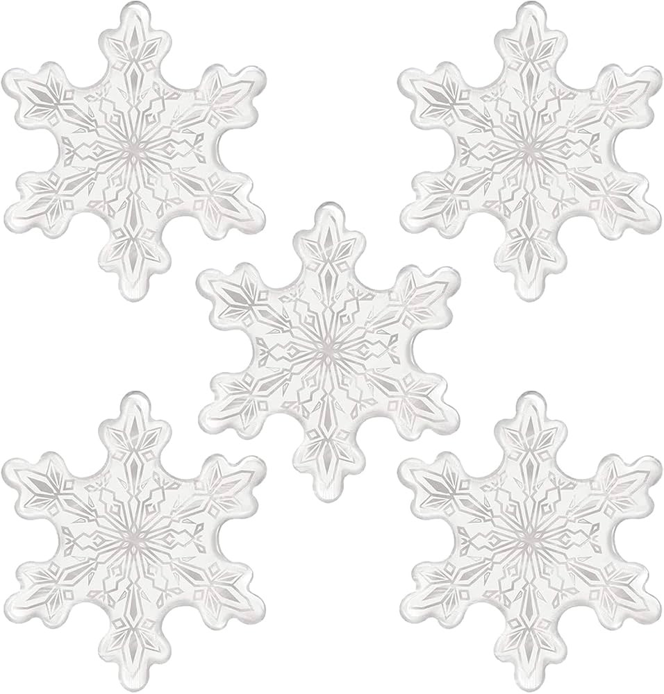 5pcs 36inch snowflake balloons-winter theme birthday party decerations supplier-winter flower for... | Amazon (US)