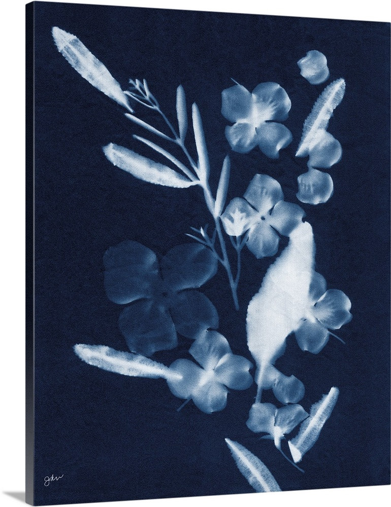 Indigo Hydrangea Wall Art | Great Big Canvas - Dynamic