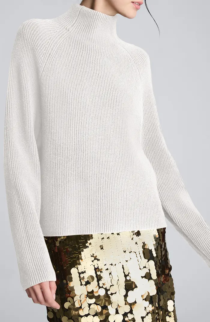 Raglan Sleeve Funnel Neck Sweater | Nordstrom