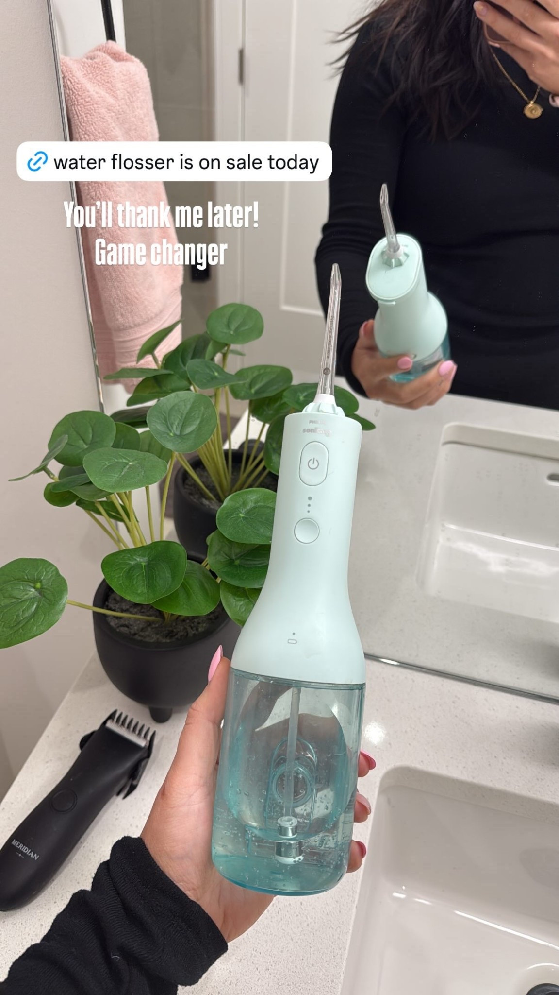 Philips sonicare water flosser! You’ll thank me later! 
Game changer

#LTKfamily #LTKgiftguide #LTKcanada
